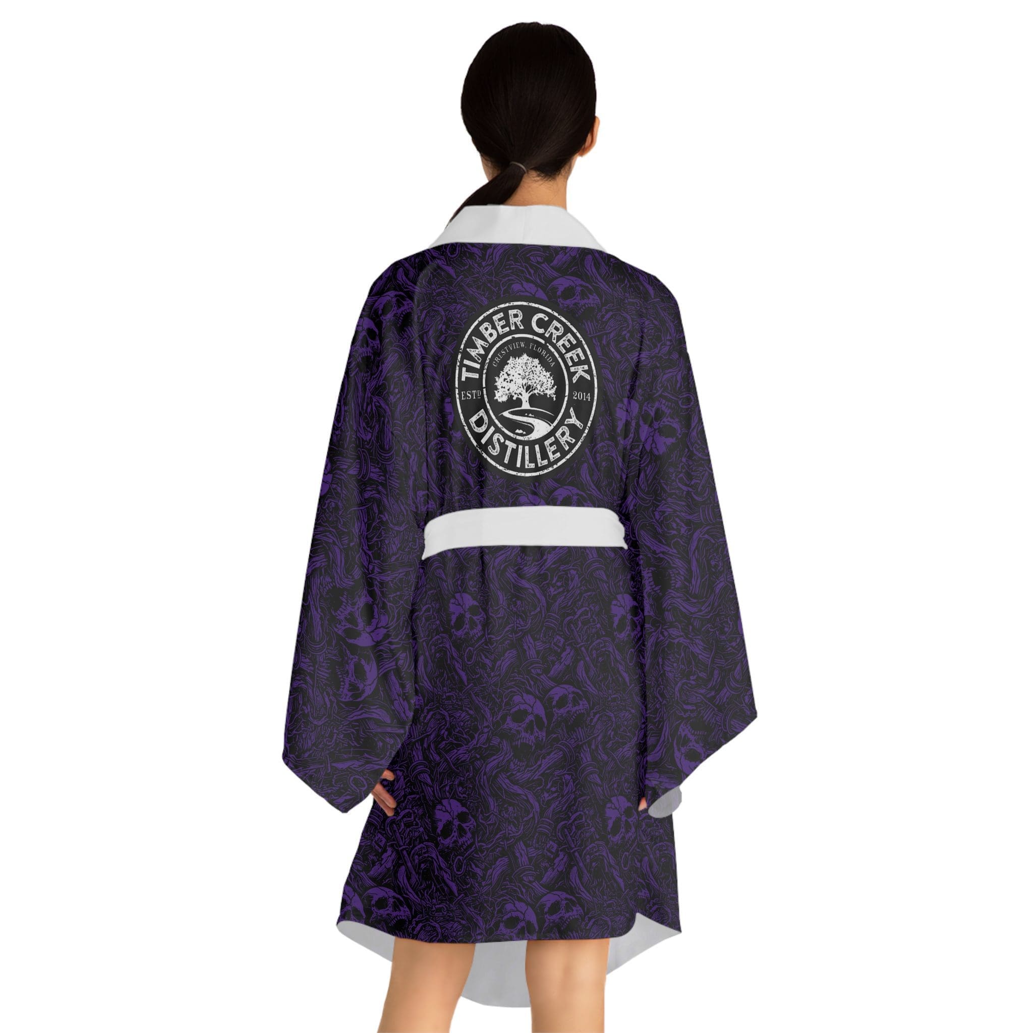 Gothic Long Sleeve Kimono Robe