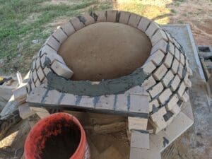 pizza oven build.