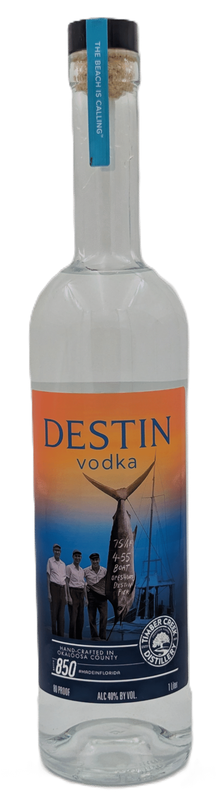 Destin Vodka made by Timber Creek Distillery right here in okaloosa county Florida