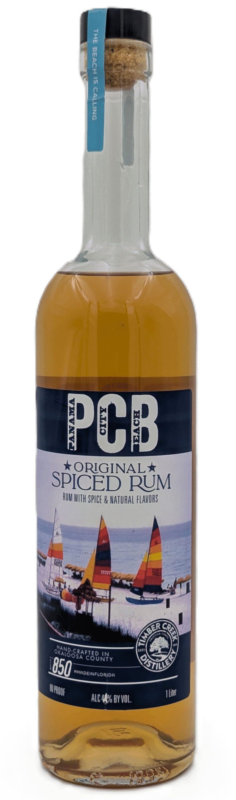 Panama City Beach Spiced Rum made by Timber Creek Distillery