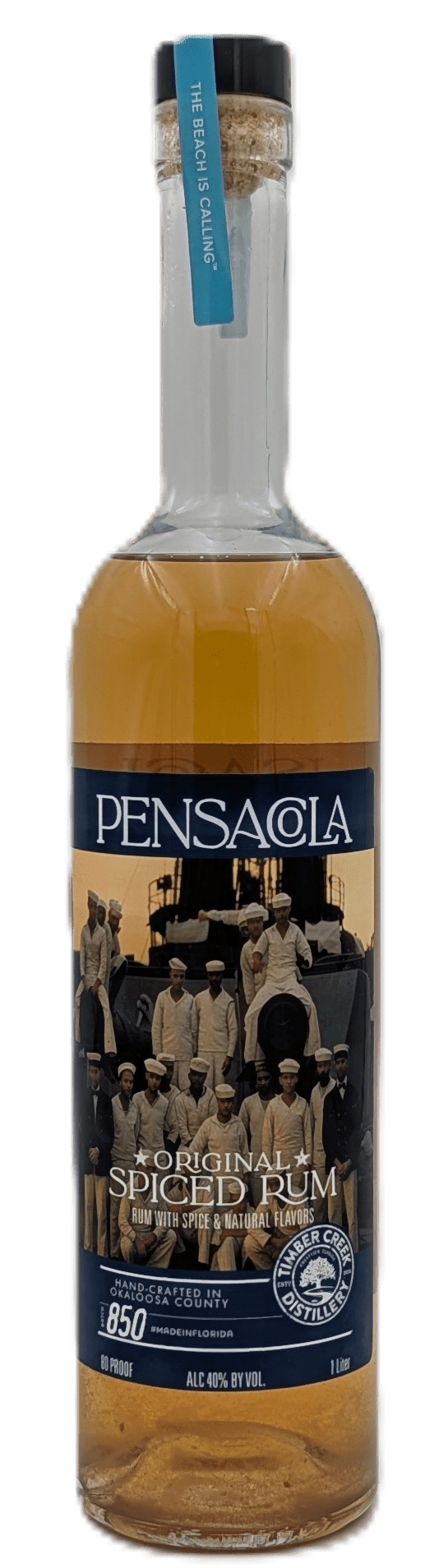 Pensacola spiced rum made by timber creek distillery