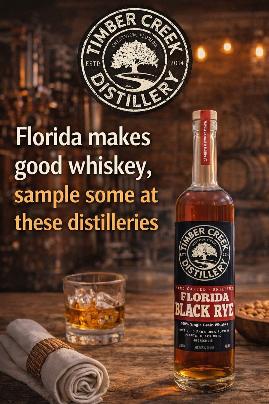 Florida makes some good whiskey, Sample some at these distilleries