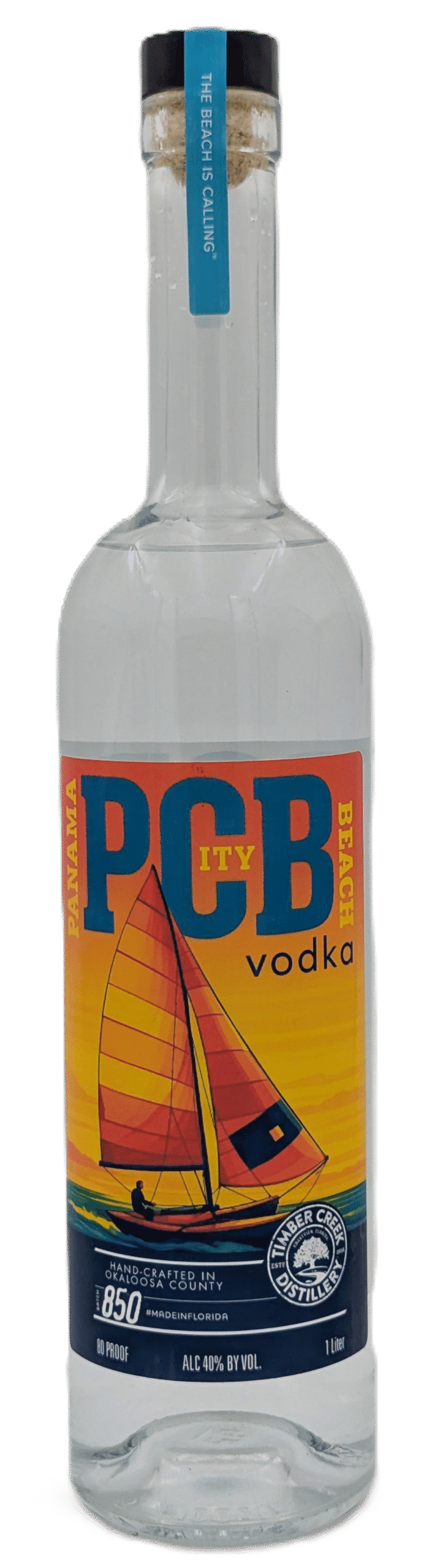 Panama City Beach Vodka made by Timber Creek Distillery