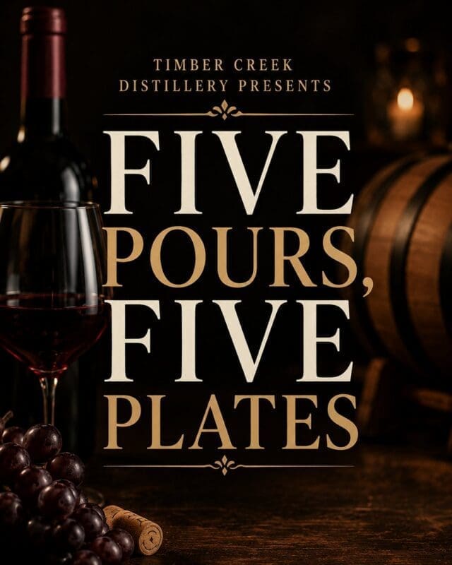 Five pours, Five plates